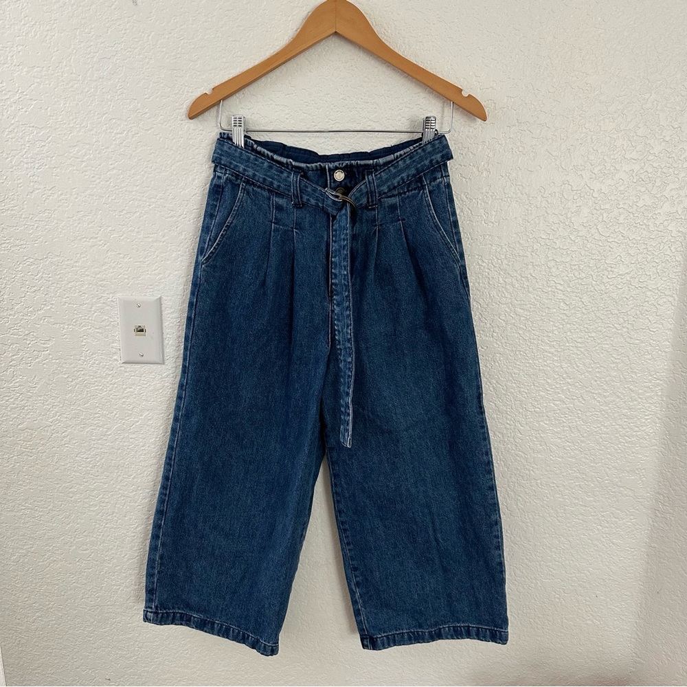BLANKNYC Wide Leg Crop Jeans